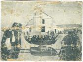 Retrato da procissão da Costa de Caparica em domingo 25 Setembro 1927.