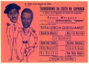 No Tauródromo da Costa de Caparica: A Junta de Freguesia da Costa de Caparica, com a colaboração de Vasco Morgado, apresenta um sensacional show "Esta Lisboa que eu amo".
